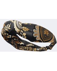 Etro - Knotted Jacquard Headband - Lyst