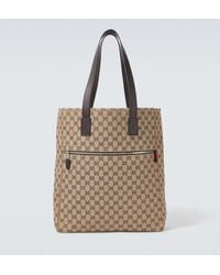 Gucci - Gg Canvas Large Tote Bag - Lyst