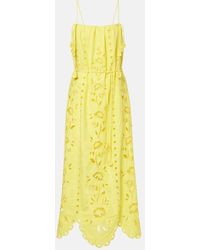 FARM Rio - Richelieu Linen-Blend Maxi Dress - Lyst