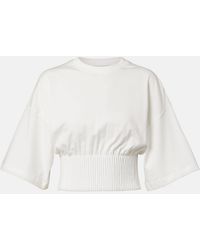 Sportmax - Fosco Cotton Jersey Top - Lyst