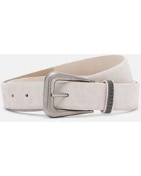 Brunello Cucinelli - Monili Suede Belt - Lyst