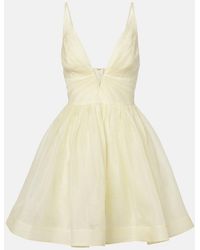 Zimmermann - Illuminate V Neck Mini Dress - Lyst