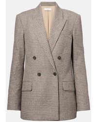 Vince - Blazer Pied-De-Poule - Lyst