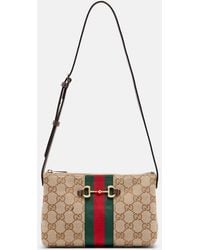 Gucci - Schultertasche Mini Gg Aus Canvas - Lyst