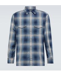 Tom Ford - Checked Cotton Western Shirt - Lyst