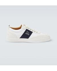 Christian Louboutin - Sneakers Retro Aus Leder Und Canvas - Lyst