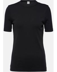 Totême - Cotton-blend Jersey T-shirt - Lyst