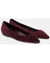 Jimmy Choo - Romy Suede Ballet Flats - Lyst