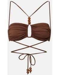 Magda Butrym - Beaded Bikini Top - Lyst