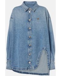 The Attico - Jeanshemd Diana - Lyst