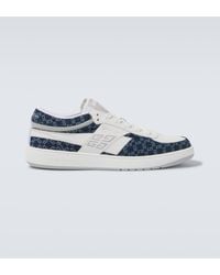 Givenchy - G Move Leather And Denim Sneakers - Lyst