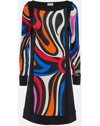 PUCCI - Marmo Printed Shift Dress - Lyst