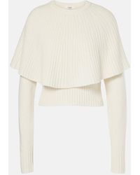 Chloé - Top Aus Wolle Und Kaschmir - Lyst