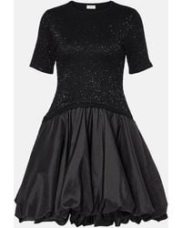 Jonathan Simkhai - Minikleid Kenz Aus Taft - Lyst