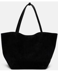 The Row - Tote Bag Park Three Edge Aus Veloursleder - Lyst