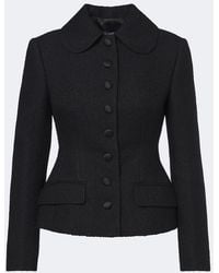 Dolce & Gabbana - Single-Breasted Wool And Silk-Blend Blazer - Lyst