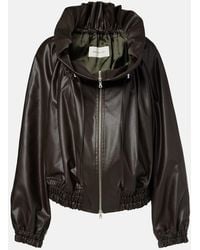 Dries Van Noten - Cocoon Gathered Satin Blouson - Lyst