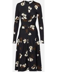 Erdem - Abito Midi Con Stampa - Lyst