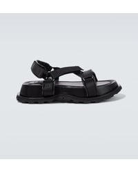Jil Sander - Fabric Sandals - Lyst