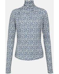 Isabel Marant - Lou Printed Jersey Turtleneck Top - Lyst