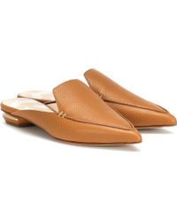Nicholas Kirkwood Beya Leather Mules - Brown