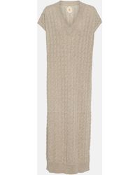 Jardin Des Orangers - Cable-knit Cashmere Sweater Dress - Lyst