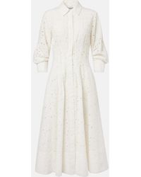 Jonathan Simkhai - Jazz Cotton Broderie Anglaise Midi Dress - Lyst