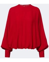 Valentino - Silk Georgette Blouse - Lyst