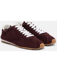 Miu Miu - Plume Suede Sneakers - Lyst