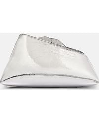 The Attico - 8.30 Pm Oversized Leather Clutch - Lyst