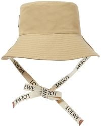 Loewe - Hut aus Canvas mit Leder - Lyst