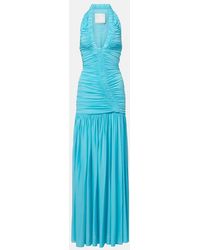 Christopher Esber - Orion Ruched Jersey Maxi Dress - Lyst