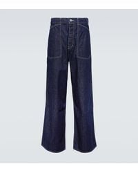 KENZO - Jeans anchos Sailor bordados - Lyst