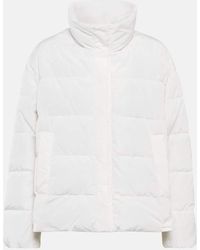 Max Mara - White The Cube Quilted Reversible Down Jacket - Lyst