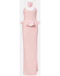 Rodarte - Floral-Applique Sequined Peplum Gown - Lyst
