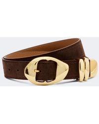 Amanu - Grumeti Suede Belt - Lyst