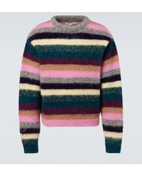 ERL - Striped Alpaca-Blend Sweater - Lyst