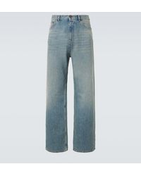 Valentino - High-Rise Wide-Leg Jeans - Lyst