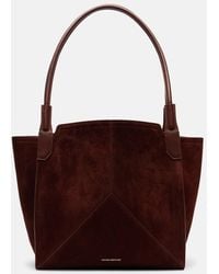 Victoria Beckham - Cabas Victoria Small En Daim - Lyst