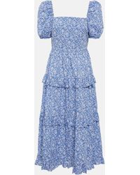 Polo Ralph Lauren - Floral Off-shoulder Cotton Maxi Dress - Lyst