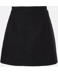 Patou - Iconic Wool And Cotton-Blend Miniskirt - Lyst