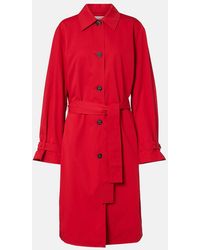 TOTEME - Cotton Trench Coat - Lyst