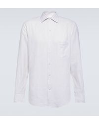 Loro Piana - Andre Striped Linen Shirt - Lyst