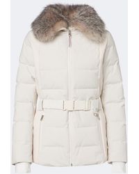 Yves Salomon - Belted Shearling-Trimmed Down Ski Jacket - Lyst