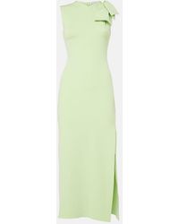 Roland Mouret - Bow-Detail Midi Dress - Lyst