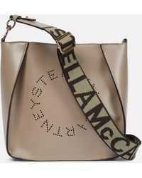 Stella McCartney - Schultertasche mit Logo - Lyst