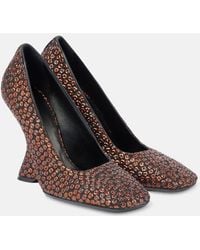 Dries Van Noten - Jacquard Wedge Pumps - Lyst