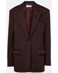 Stella McCartney - Single-Breasted Virgin Wool Blazer - Lyst