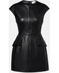 Sportmax - Terfrite Leather Minidress - Lyst