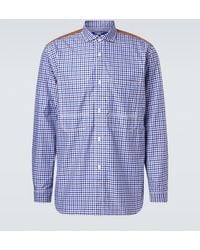 Junya Watanabe - Checked Cotton Shirt - Lyst